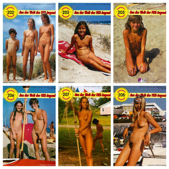 Sonnenfreunde Sonderheft Nr.200-208 FKK-Schönheit und nacktes Foto des jungen Körpers [Naturism Online]