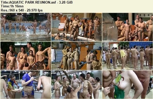 Menschen-Naturisten-Frankreich-Video - Wiedervereinigung des Wasserparks [Naturism Online]